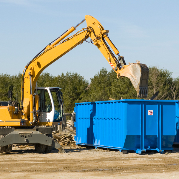 can i rent a residential dumpster for a construction project in Robertson County